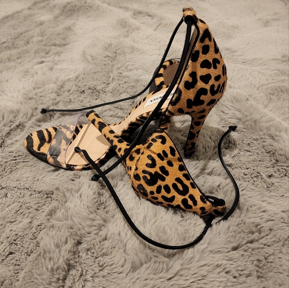 Steve Madden Shoes - Steve Madden Fur Leopard Print Heel